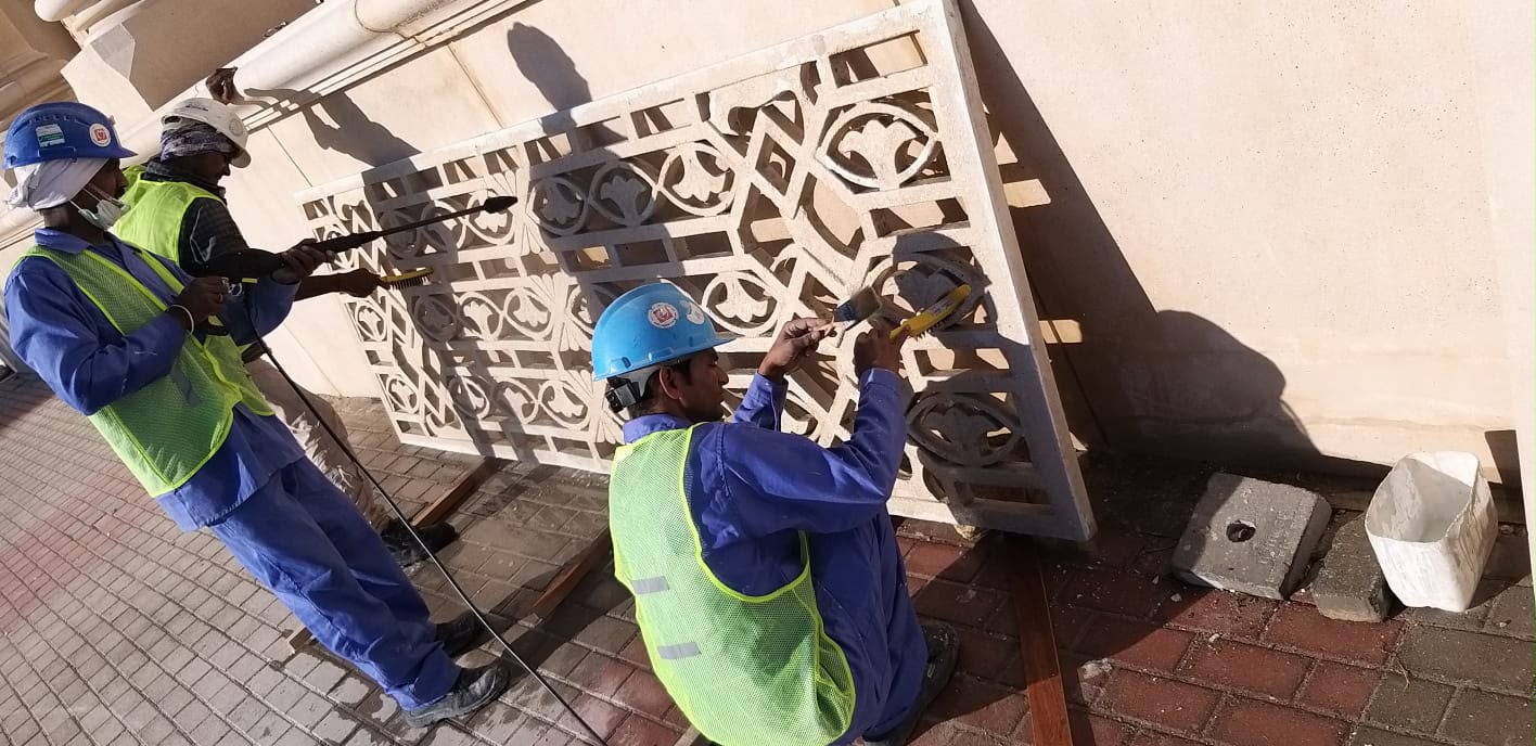GRC and dome work project photo